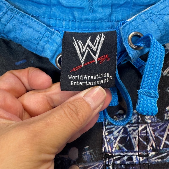WWE Swim Trunks Mens Size XL Graphic John Cena Undertaker Wrestling - Picture 2 of 9